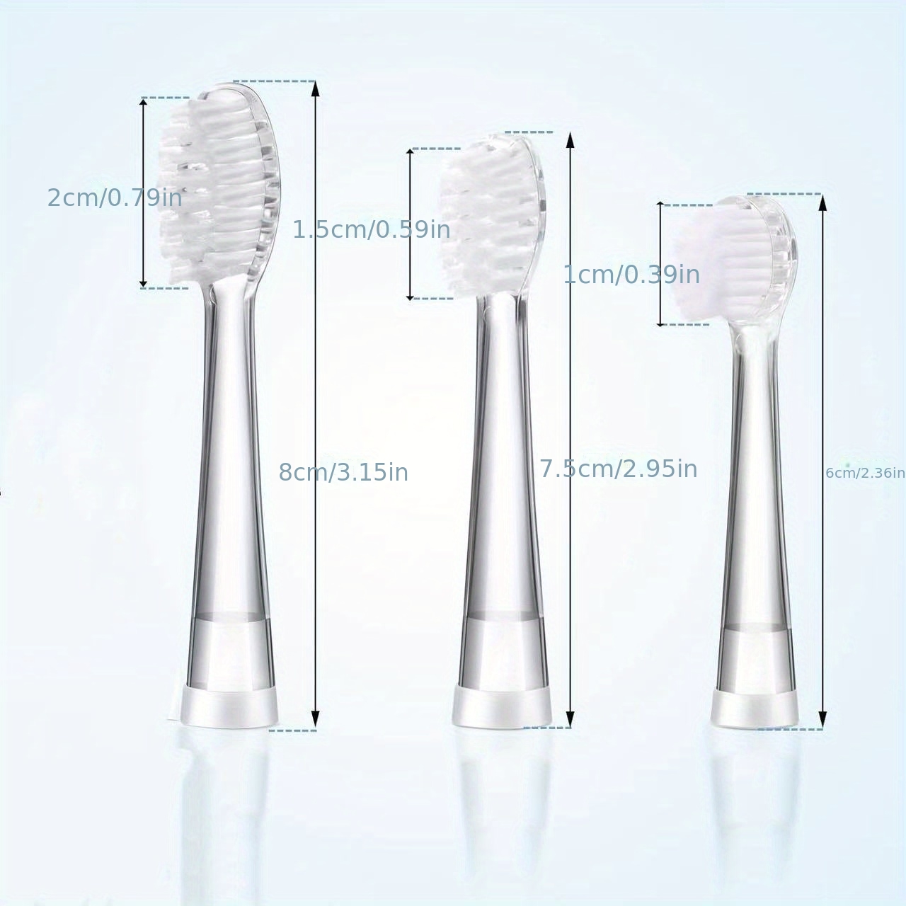 Electric Toothbrush Heads Compatible with Forseago Models