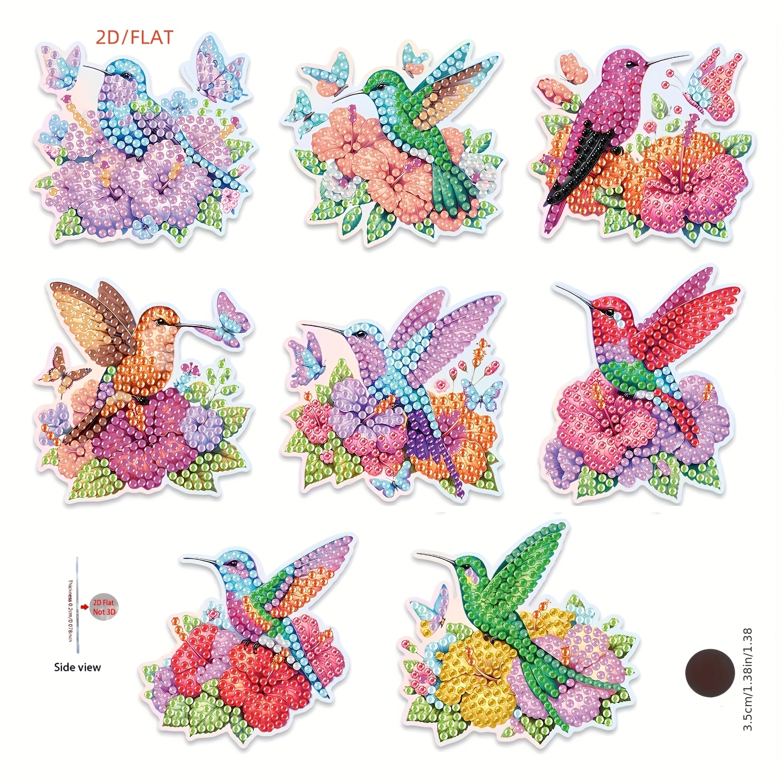 diamond painting stickers sold on Temu United States