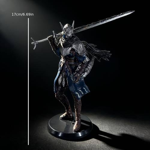 dark style warrior figurine ornament a cool soldier model collectible suitable as a gift for holidays such as halloween and easter and an present for anime fans