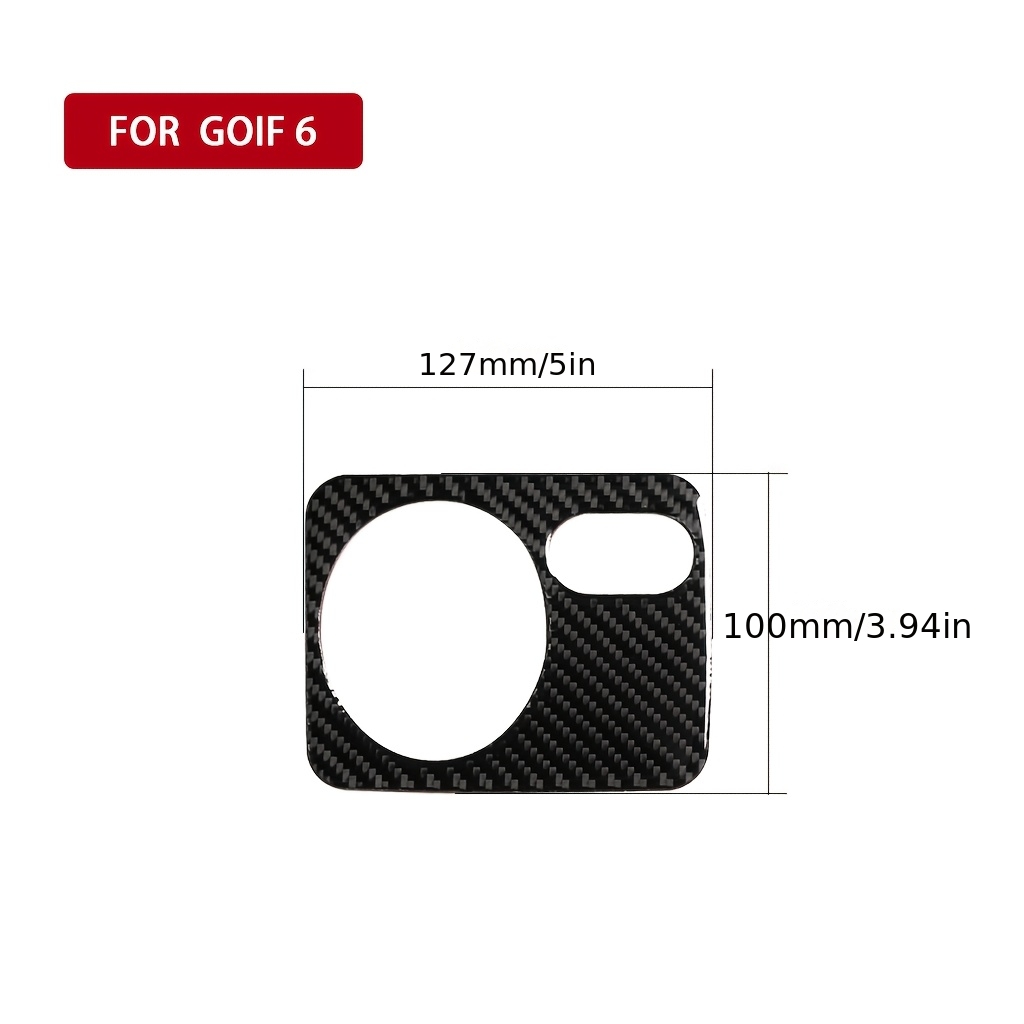 E-shop Luxus-Carbonfaser-Aufkleber passend für VOLKSWAGEN 6 2008-2012 Modelle, für VOLKSWAGEN 6 GTI R MK6 für Scirocco 2009-2016 Scheinwerfer für