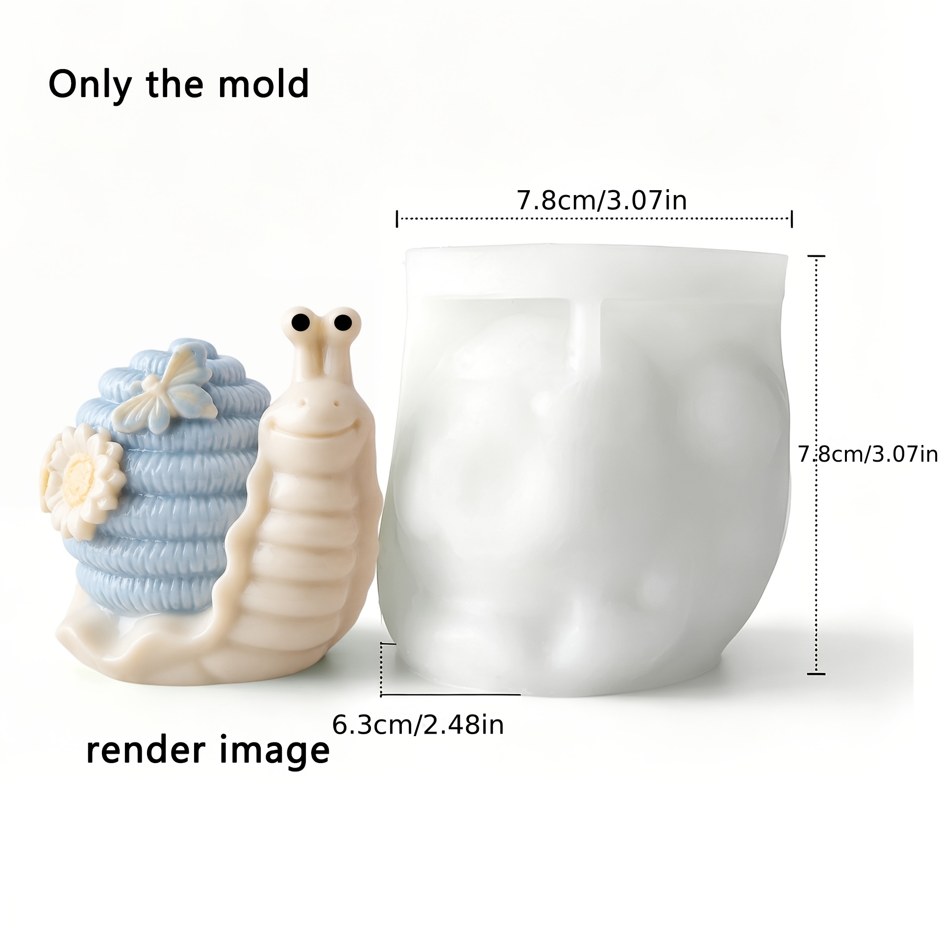 TEMU Thanksgiving Turtle Ornament Silicone Mold, Easy Demolding, Sturdy And Durable, Reusable, Clay Mold, Resin Liquid Mold, Candle Mold, Epoxy Resin