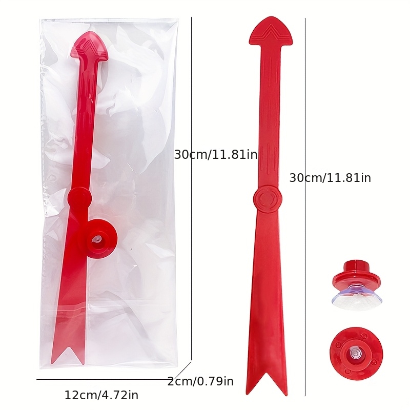 30cm Large Suction Cup Turntable Pointer Accessory, Extended Rotating Arrow, Interactive Prop, Public Class Teaching Aid, Interactive Game Prop