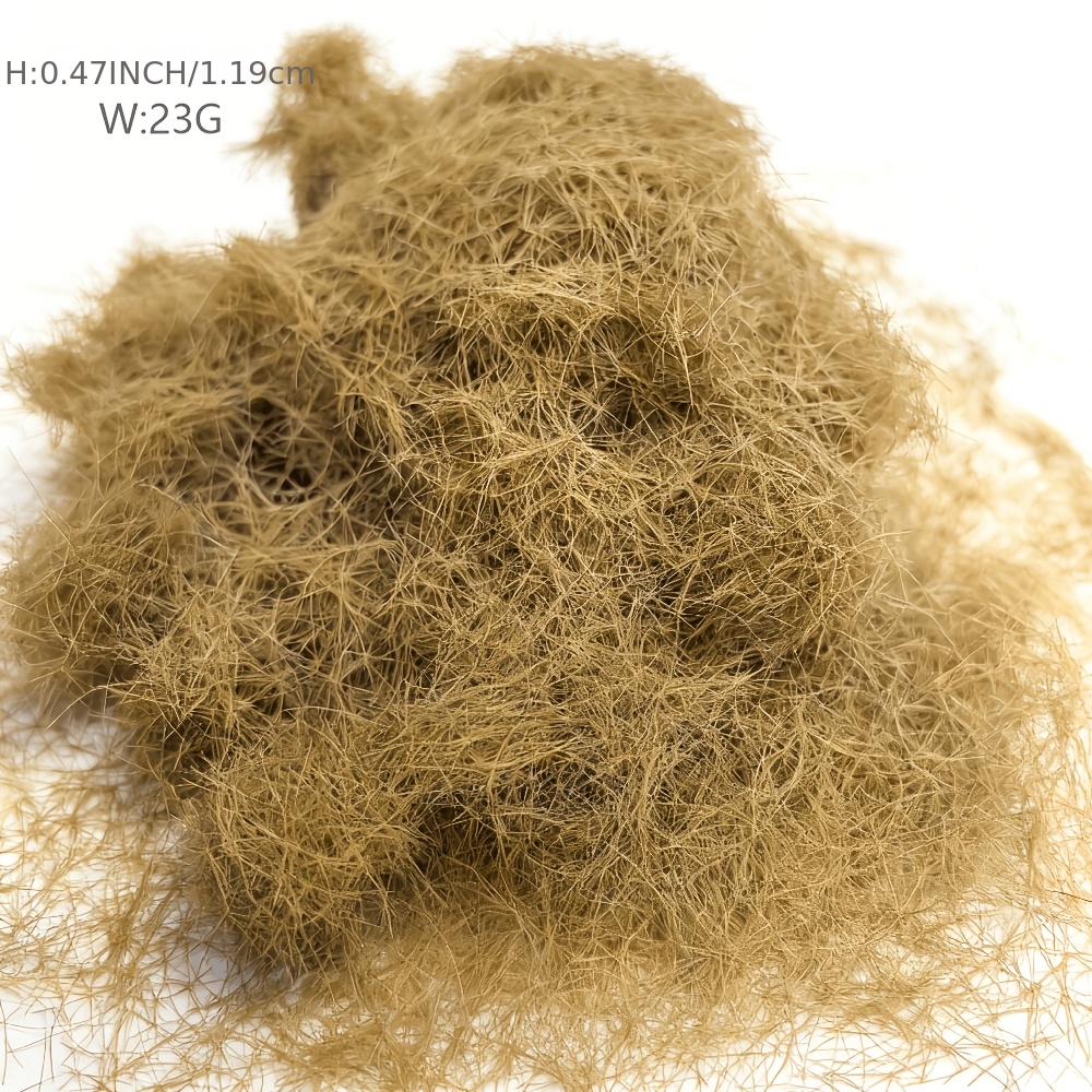 TEMU Model Sand Table Scene Realistic Artificial Grass, Grass Clusters, Spring Weeds, 12mm Height, 23g/bag