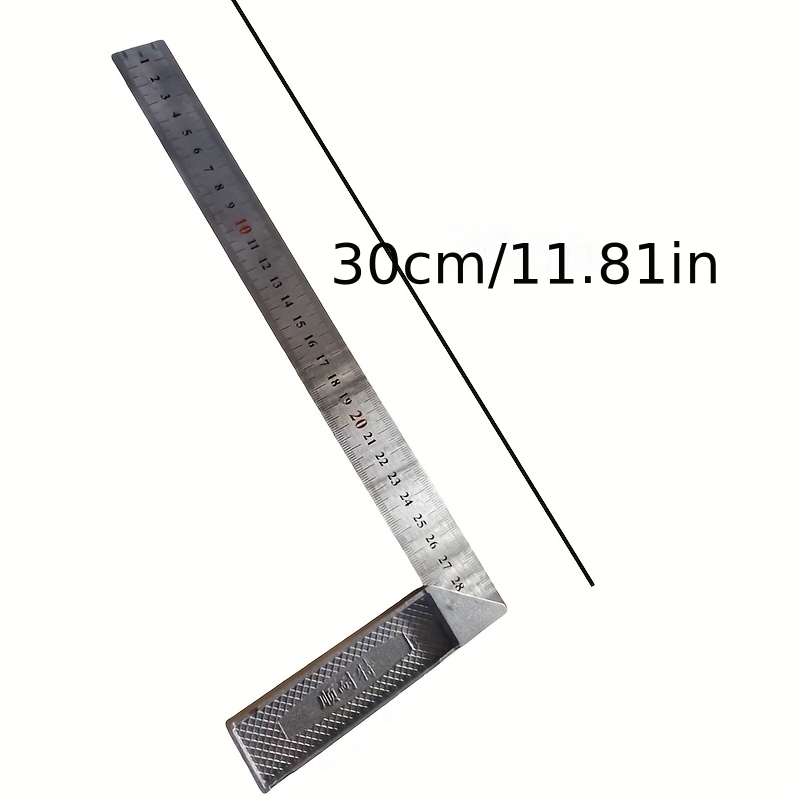TEMU Triangle Ruler Square 90-degree Square Multifunctional Angle Ruler 30cm Triangle Ruler Construction Right Angle Ruler Construction Site
