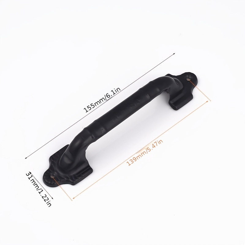 TEMU 6 pezzi (2 Maniglie + 4 Viti) Maniglie per Porte Retro, Maniglie per Porte Antiche, Maniglie , , Antico, , Argentato, Porte, Finestre, Cassetti,