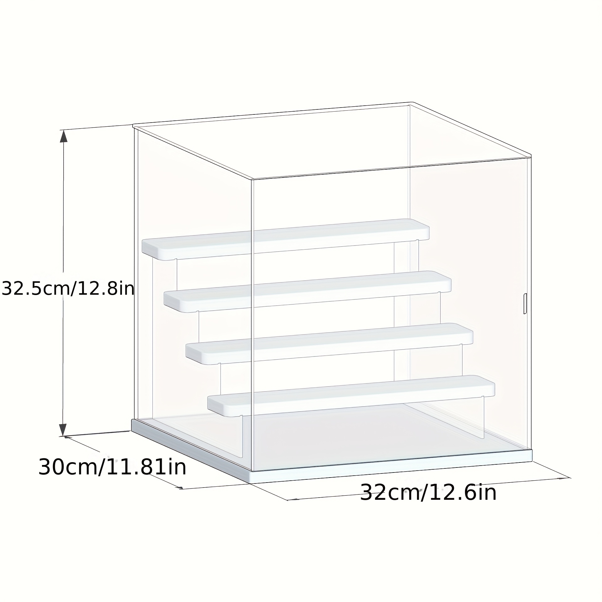 Acheter Vitrine Acrylique Multitaille pour Objets de Collection Assembler Boîte Acrylique Transparente Protection Vitrine pour Figurines Organiser Jouets