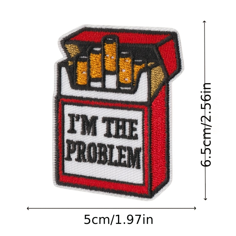 cigarette pack stickers I Am *: Cigarette Packs, Smoking, Hippie Punk Rock, Anime, Cartoon Cycling  * Funny And Cool Stickers, Sewn Badges, Personalized Clothing Additions,