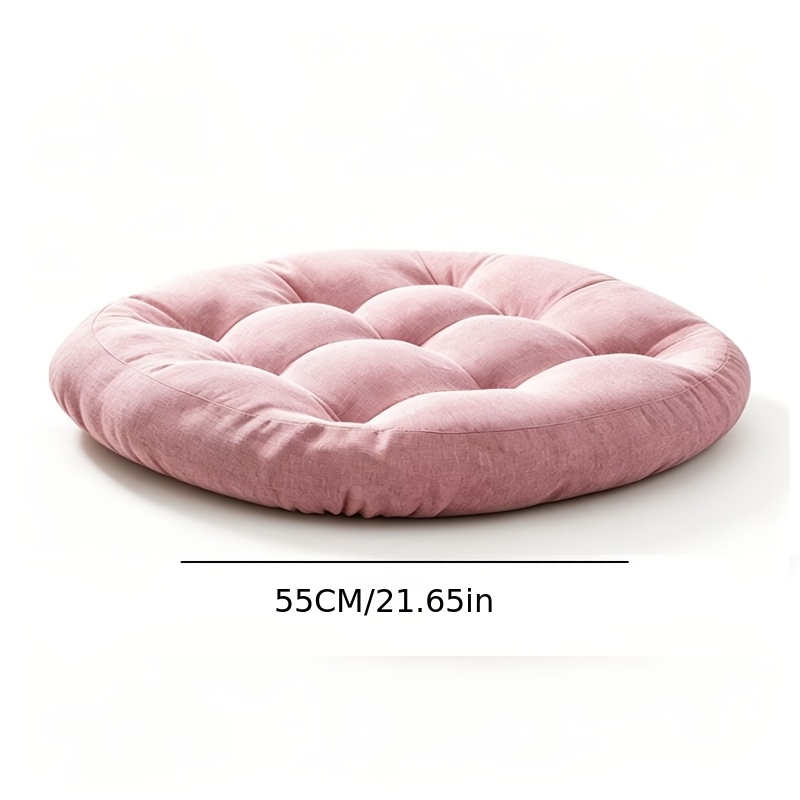 TEMU Japanese-style Floor Cushion, Outdoor Cushion, Thickened Round Zafu Cushion, Meditation Cushion, Yoga Cushion, Comfortable And