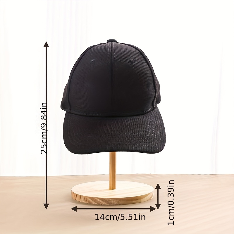 TEMU 2 Colors , Natural Walnut Wood Hat Storage Organizer, Hat Display Rack, Home Decor Storage Rack, Artwork, Crafts, Sewing Supplies > Beadwork