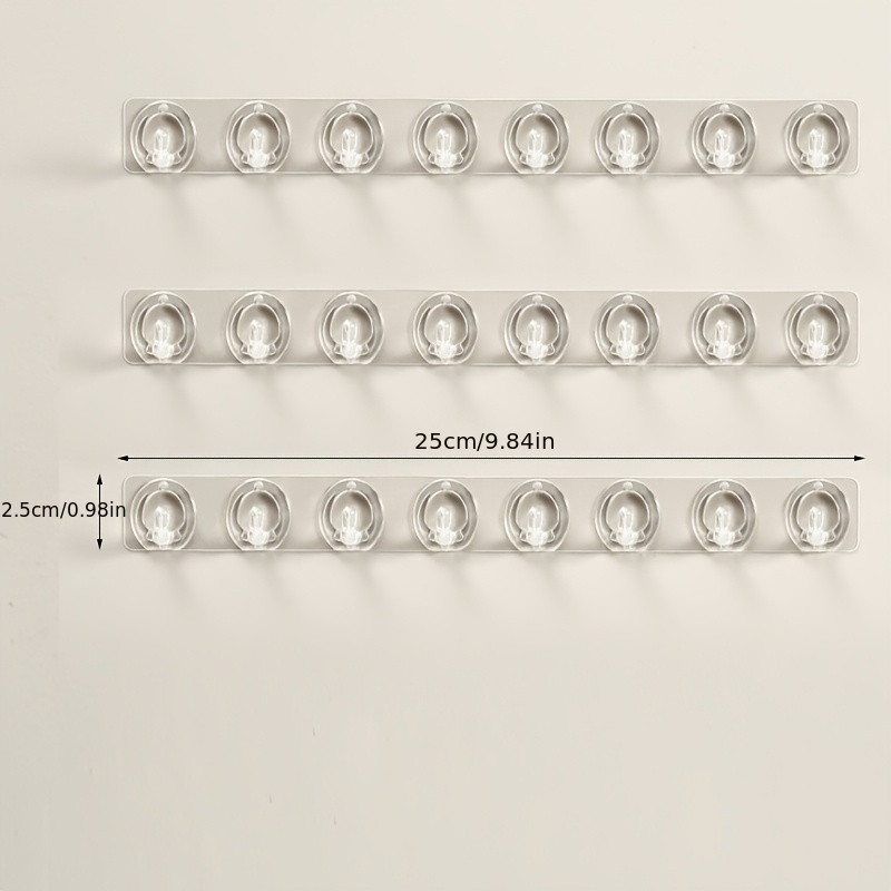 1pc/2pcs/3cps/ Mirror Cabinet Door Hanging Necklace Storage Bracelet Anti- Device Wall-mounted Earrings Display Rack, Jewelry Towers