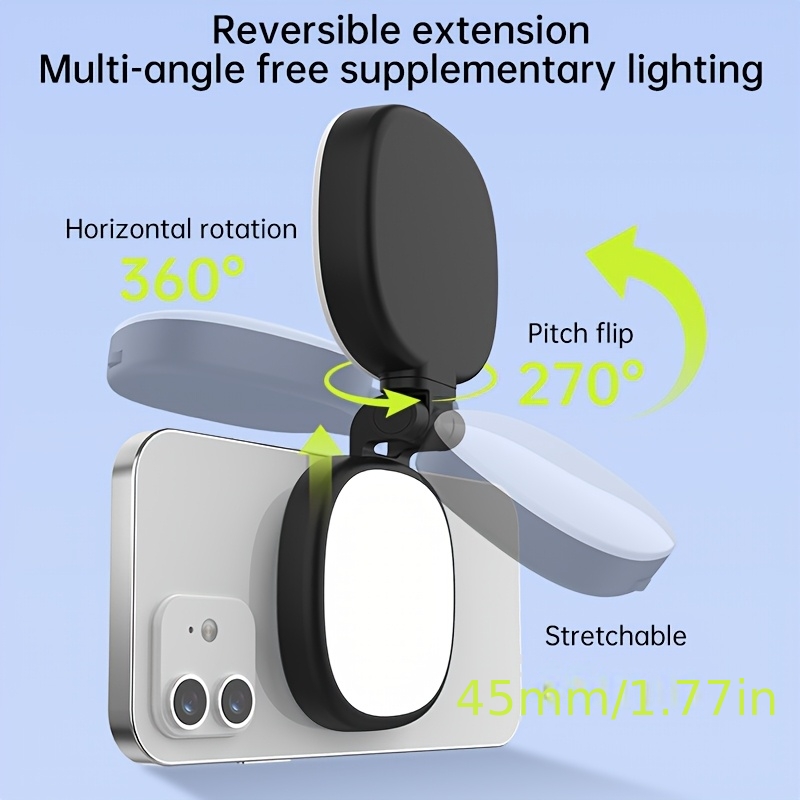 beauty selfie tool   ring light height adjustable   ideal for recording live streaming vlogging and calls Product details 5