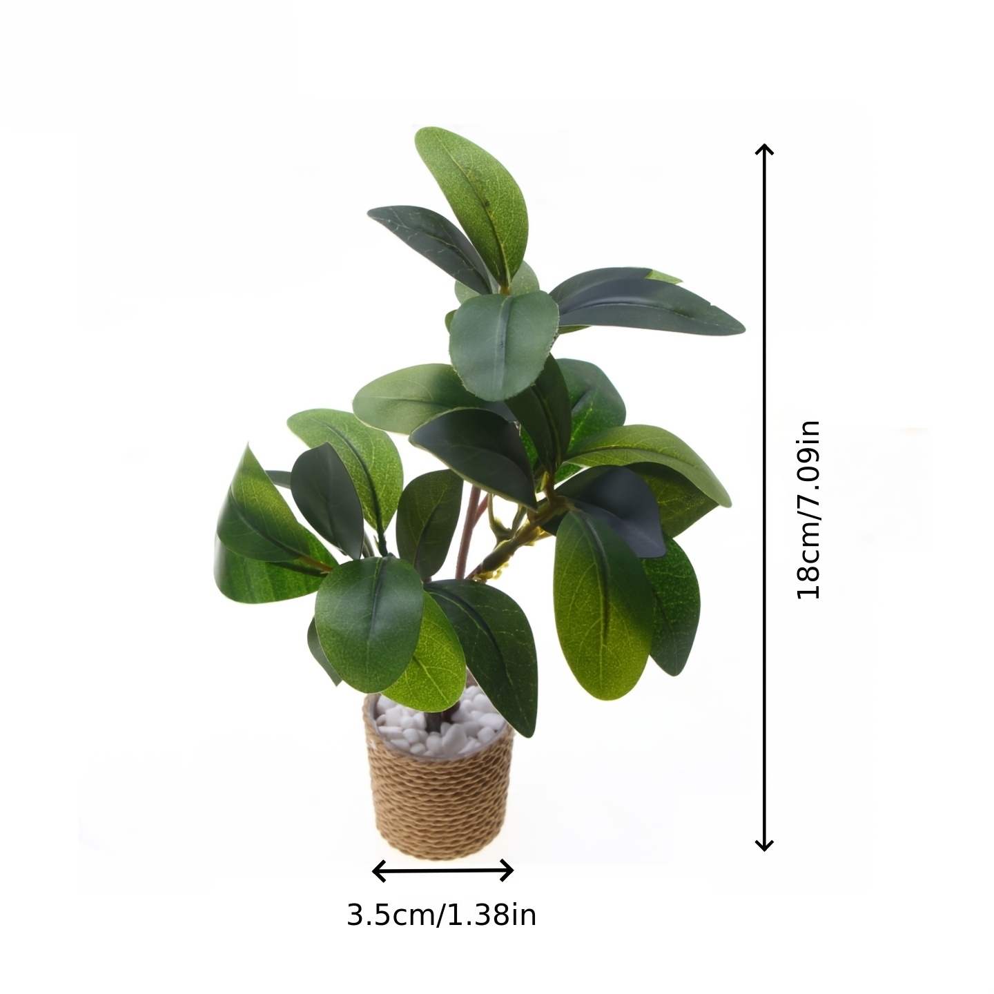Image of Dollhouse Miniature Realistic Potted Green Plant Model, Scale Miniature Home And Courtyard Scene Prop Model, Diy Miniature Scene, A Collectible Gift For Hobbyists And Enthusiasts