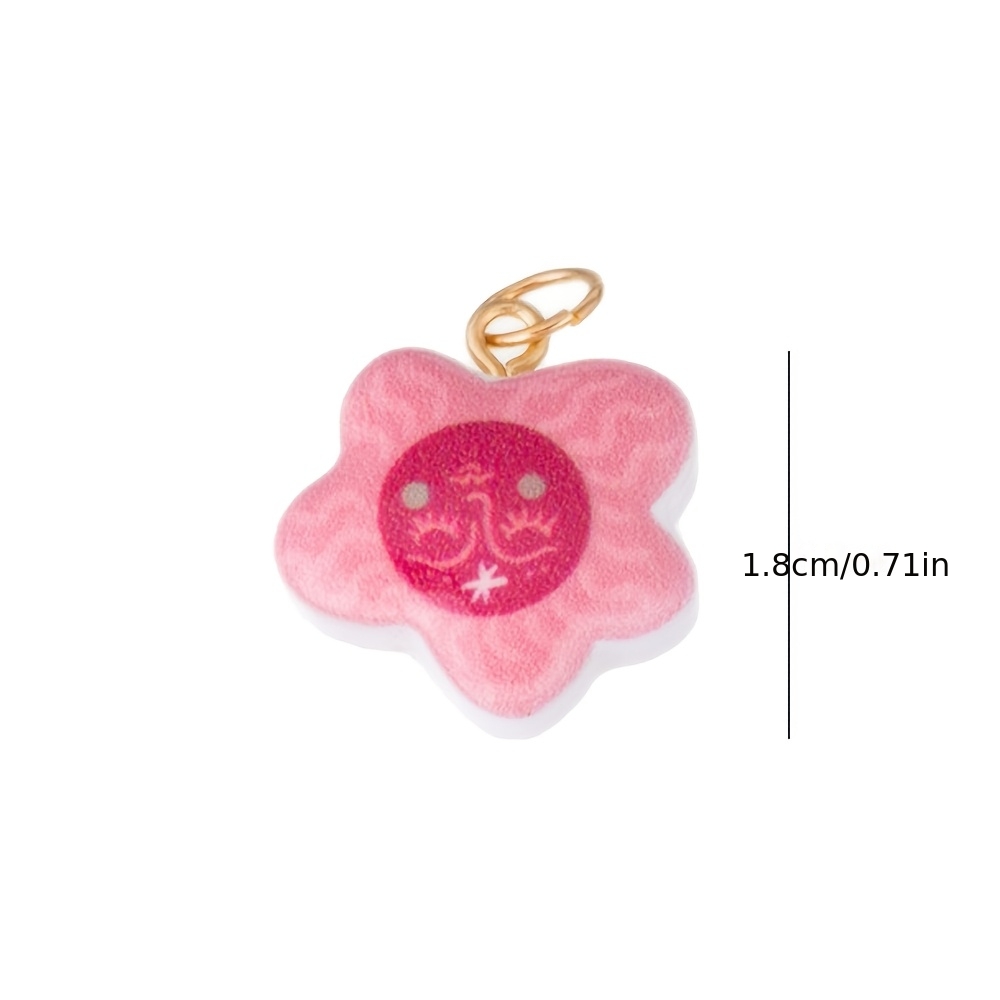 TEMU Adornos colgantes de libre, multi-, pequeños peces, , flores, luna, sol, , margaritas, , animales, collar, bolso, colgante, adecuado para