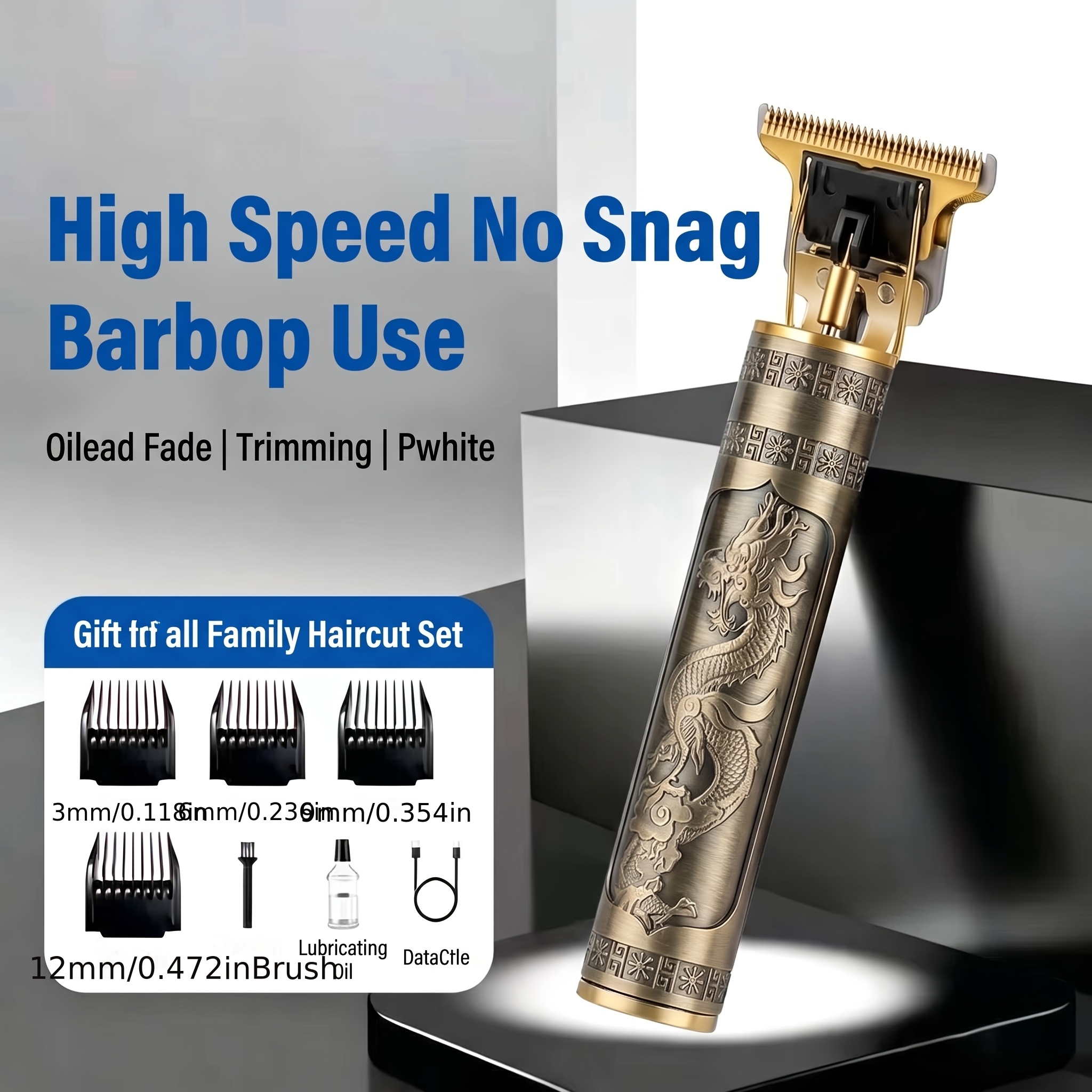 TEMU Rechargeable Electric Grooming Kit. With An Lcd Battery Display, This Set Is An Essential Companion For Use At Home, While Traveling, Or -making