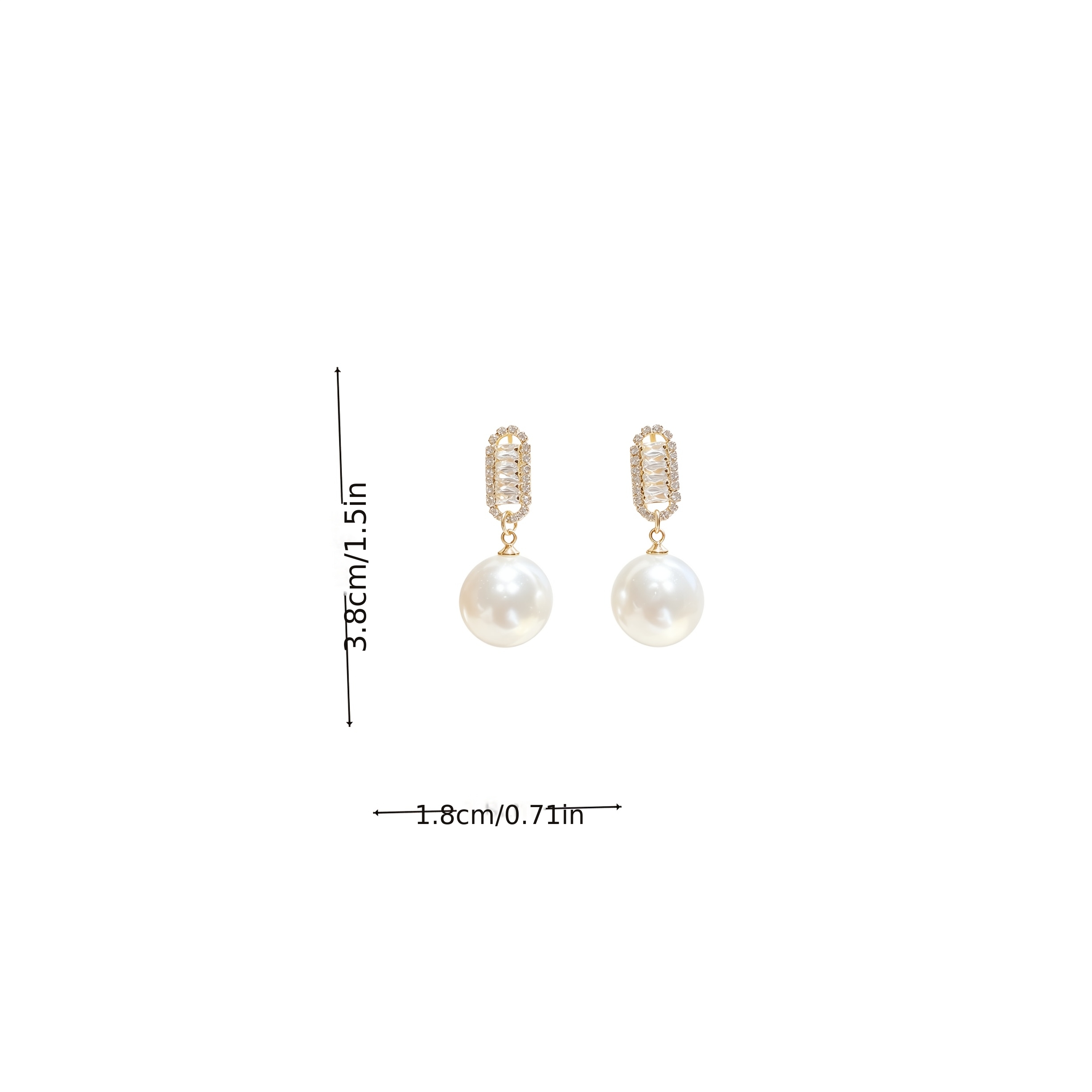 Personalized Imitation Pearl Earrings, Mother's Day Gift