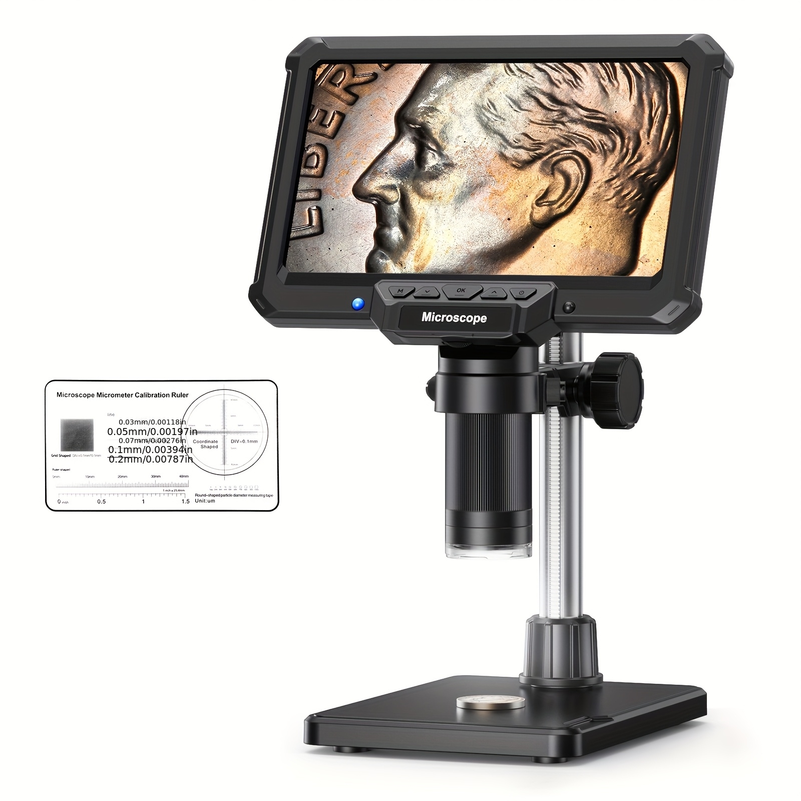 mk7 microscopio digital] microscopio monedas 7 1200x 16mp - Temu