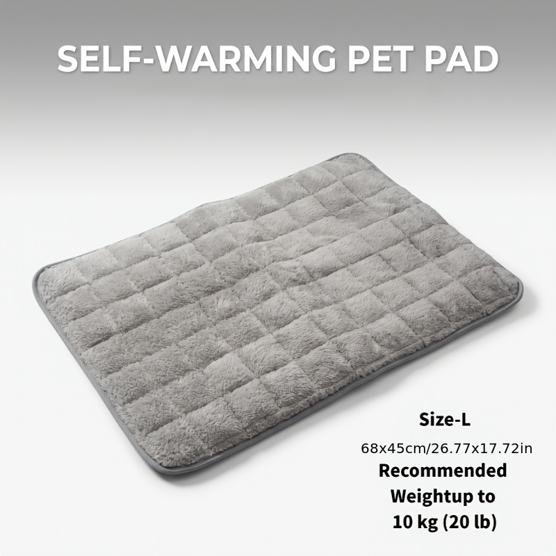 TEMU Self-warming Cat Mat, Self-warming Dog Mat, Body Temperature, Pet Mat, Washable Mattress Blanket