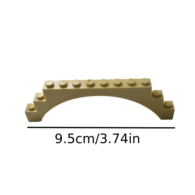 10pcs Bridge Building Toy Bricks for Creative Play