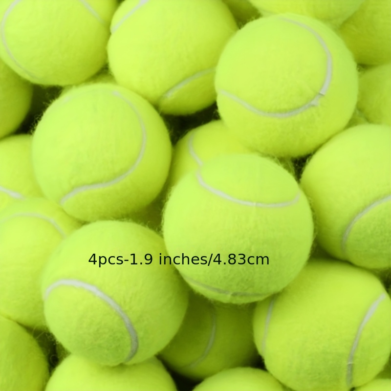 TEMU Wholesale Tennis Balls - 2.5in Training Tennis Balls & 1.9in Dog Pet Tennis Balls