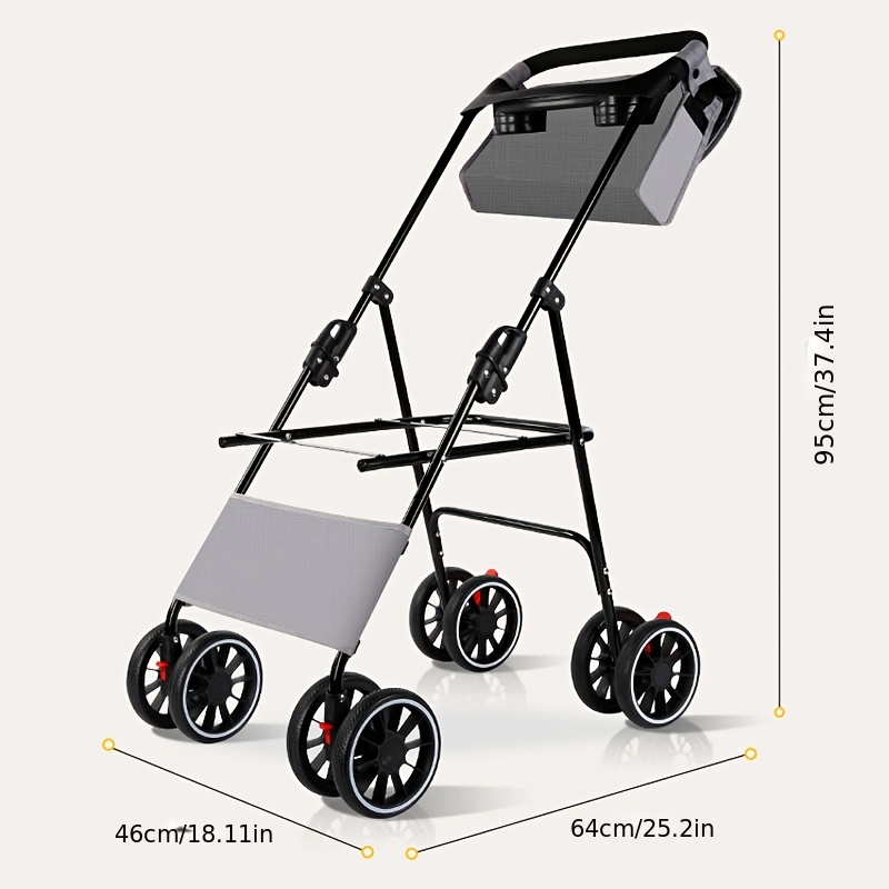 pet stroller for small to medium dogs and kittens outdoor folding handcart with detachable carrier basket lightweight for walking dogs and cats outdoors small pet cart