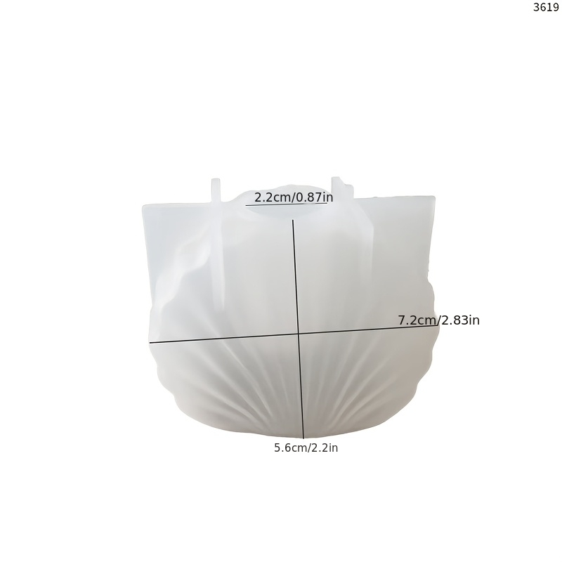 E-shop Silikonformen zum Gießen, Sommer Muschel Kerzenständer Form, Zuhause, Eingangsbereich, Terrasse, Desktop Ornament, Geschenk, , Geburtstag,