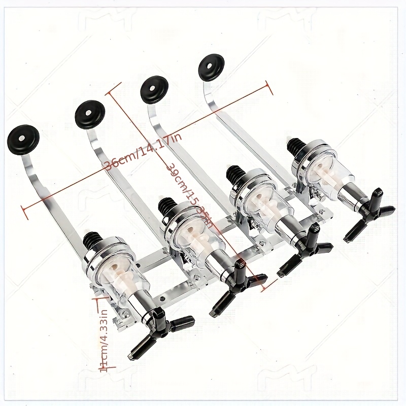 TEMU Distributeur de bouteilles de vin, lot de 4 bouteilles, facile à installer, électricité - Parfait pour les bars et les foyers, élégant embout en