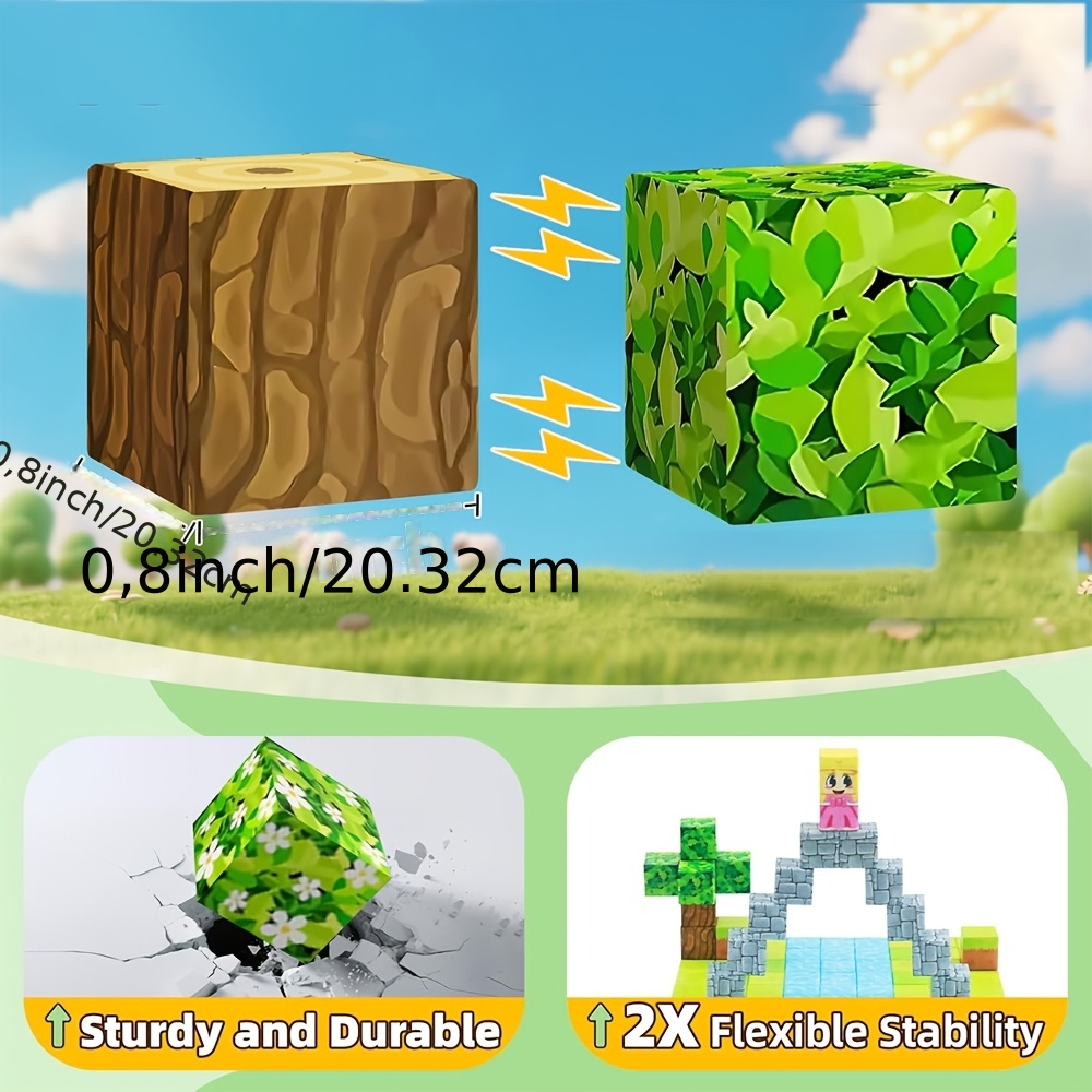 Forest Treehouse Building Blocks, Decorative Model Kit