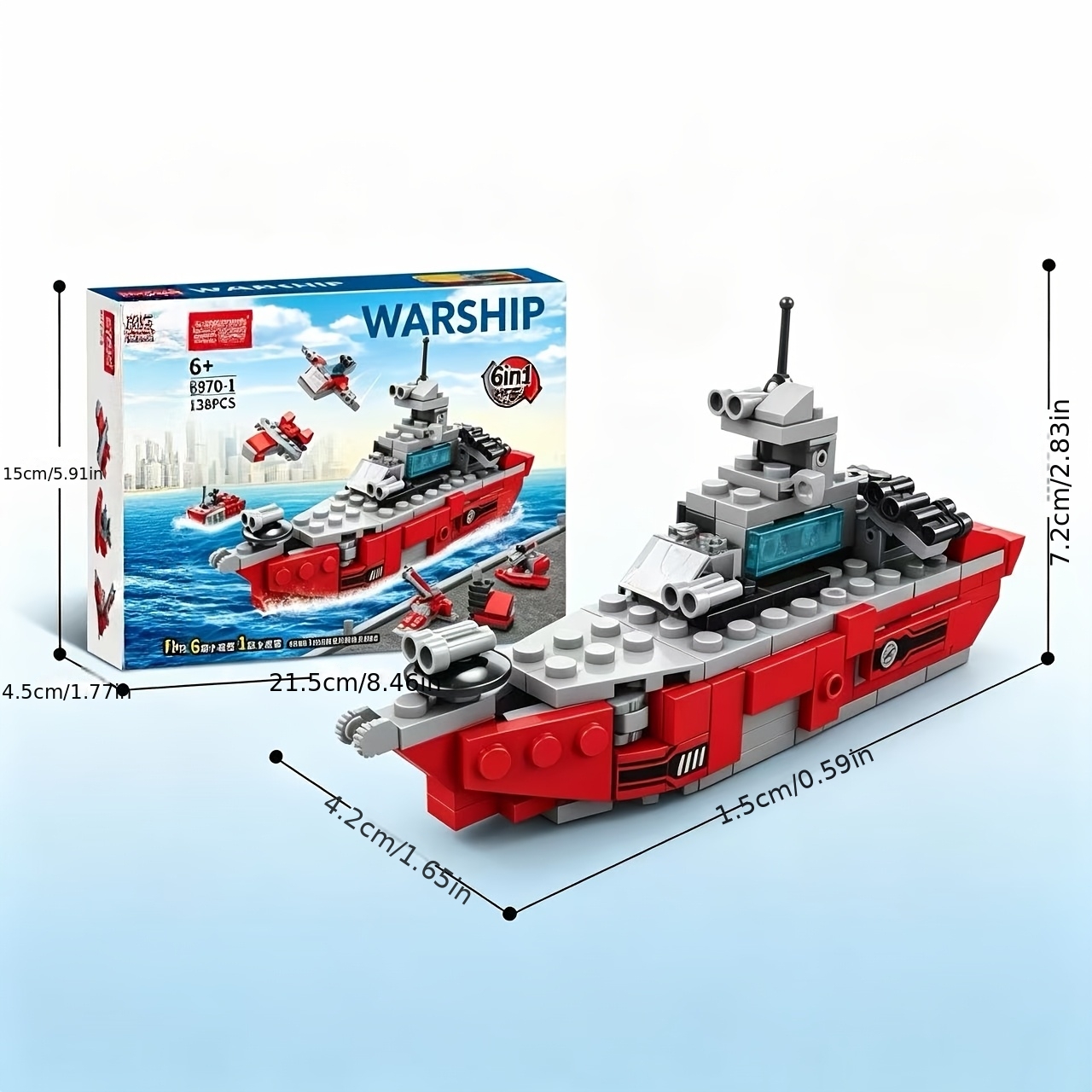 Aircraft Carrier Building Blocks, Educational Toy