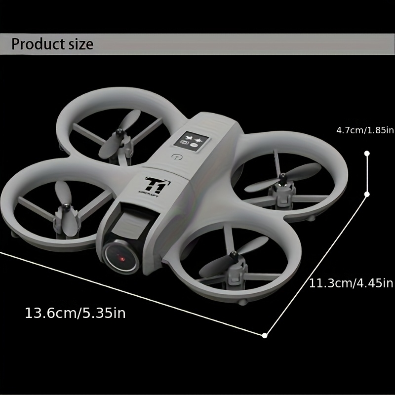 S11 PRO 4K FPV Drone with Dual Cameras, 180° Rotation, Dual Batteries, Optical Flow, Gyroscope, One-Key Controls, Anti-Collision Design, Blu