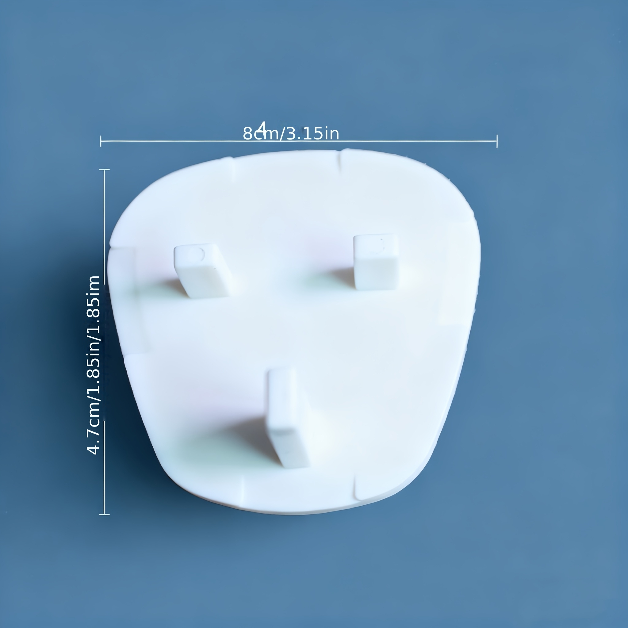 6/12pcs British Plug Socket Covers - Outlet Caps, Babyproofing Plug Protectors for, Plastic White British Sockets (Type), Easy Install for Kids Room & Outlet
