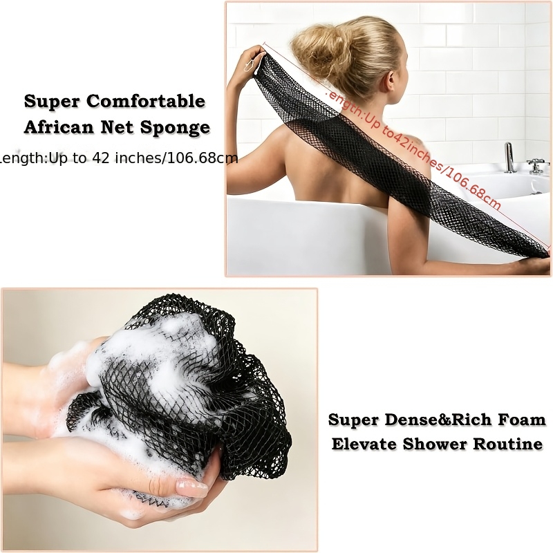 2pcs African Net Sponge Authentic Loofah Bath Sponges