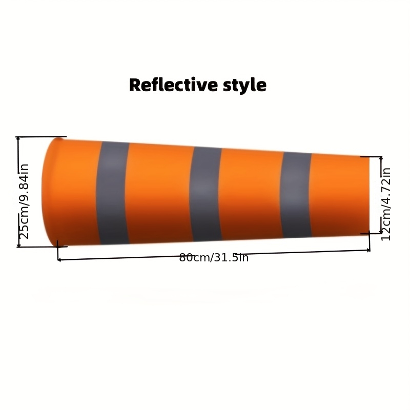 TEMU Windsock Weathervane Outdoor Durable Windsock Thickened Reflective 210d Oxford Cloth Material Multi-scene Use Multiple Colors Sizes Available
