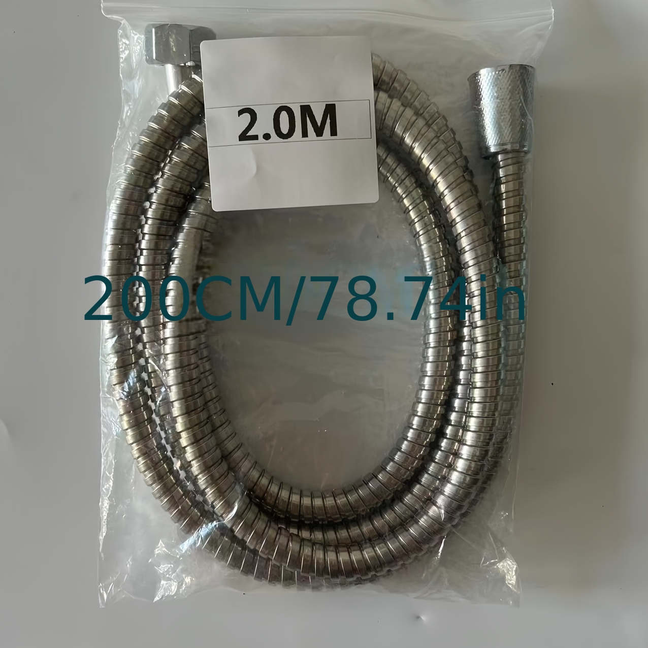 Temu ExtensãO Para Torneira De Casa De Banho - Tubo De Chuveiro Em AçO InoxidáVel, Anti-TorçãO, CompatíVel Com A Maioria Dos Sistemas De Chuveiro,-image