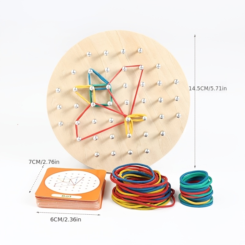 Circular Pegboard Puzzle, Educational Toy for Thinking Skills