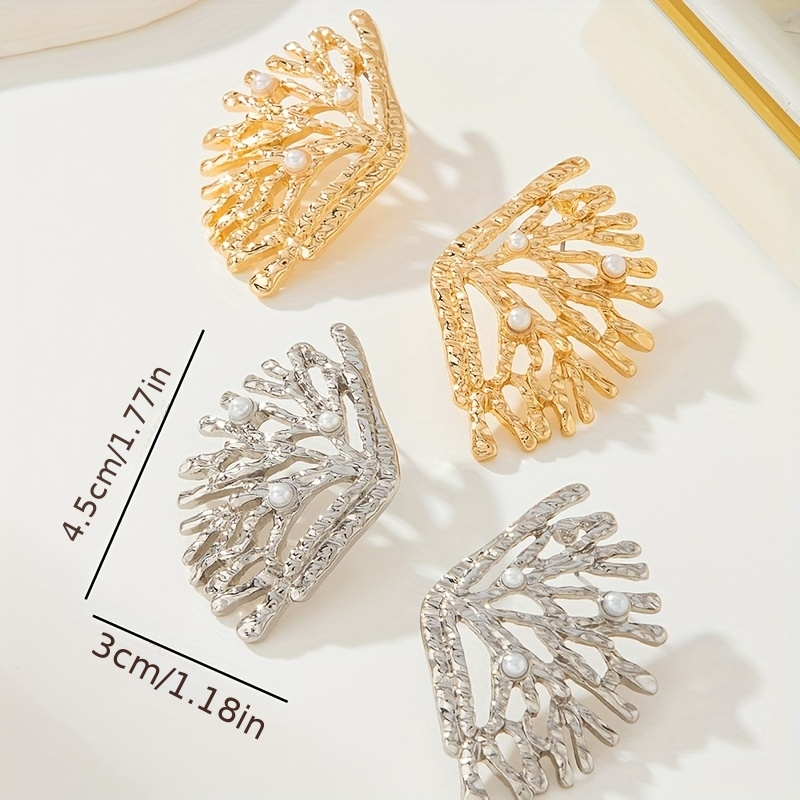 Women's Irregular Branch-shaped Decorative Stud Earrings