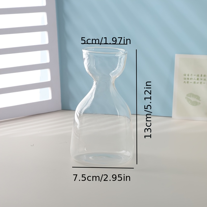 Image of 1pc Avocado Seed Germinator Glass Vase Suitable For Gardening, Hydroponic Avocado Tree Growing Kit With Wide , Seed Starter For Decor, Vase, Pvc-free Glass Vase For Diy Avocado Tree Planting Gift For