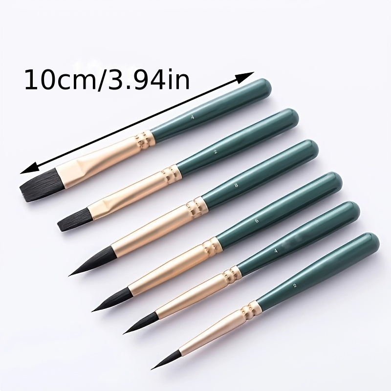 7pcs Boxed Mini Watercolor Paintbrush Set for Artists
