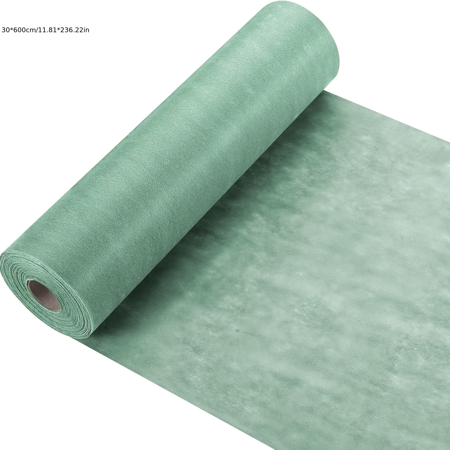 TEMU Chemin de table décoratif en rouleau, 30*600cm/1000cm/2000cm/3000cm, vert sauge, décoration de table à manger pour fêtes de mariage, fêtes