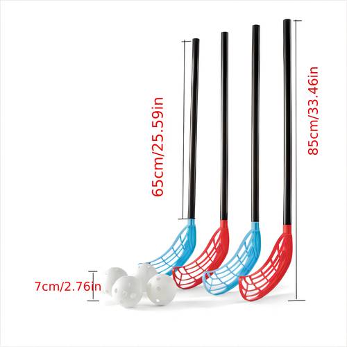 sports hockey stick set fly cricket bat set indoor outdoor sports beginner set indoor equipment to balance coordination and strength
