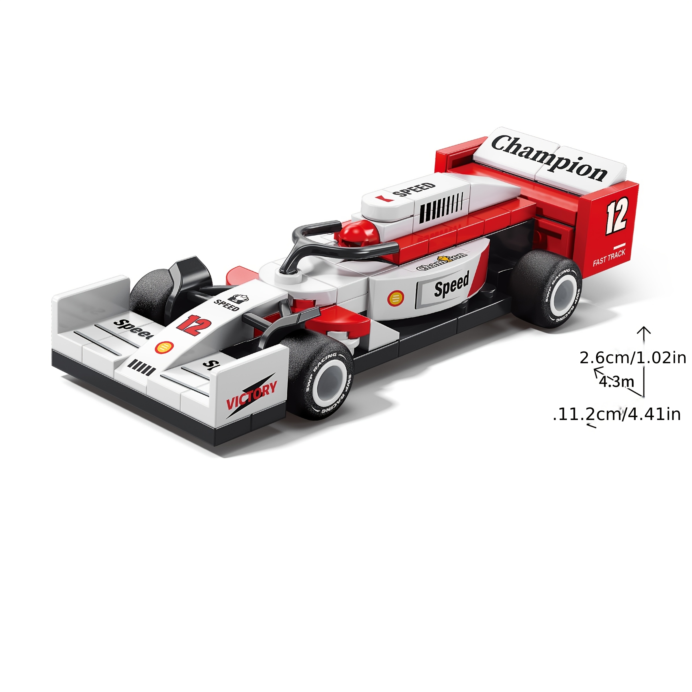 Pull-Back Car Building Block Model Set, Creative Gift