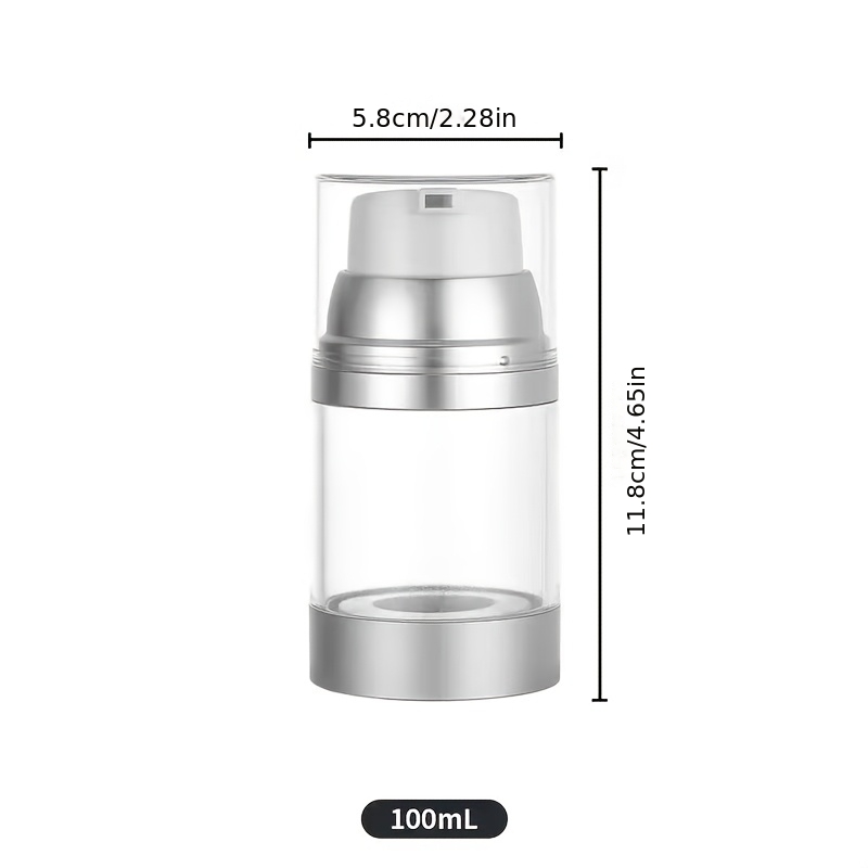 E-shop 1 Stück Acryl Vakuum Lotion-Spenderflasche für , Körperlotion Gesichtsreiniger, Reisespenderflasche