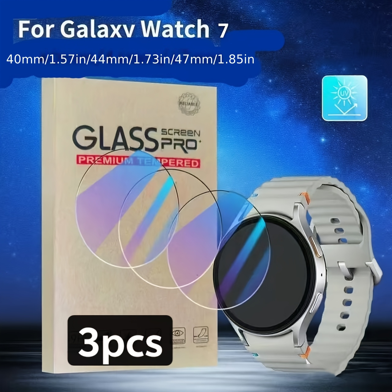 TEMU 3 Piezas Protector de Pantalla Hidrogel para Redmi Watch 3, Película TPU HD Transparente Fácil Instalación (No es Vidrio)