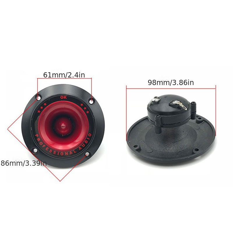 2pcs Piezoelectric Tweeter • 3" Audio Speaker • Treble Piezo... product image 6