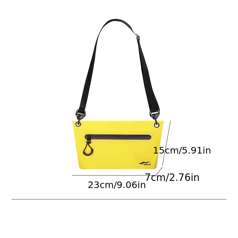 TEMU Outdoor Dry Bags Made Of Pvc, Suitable For Beach, Rafting, Swimming, And River Tracking. Mini Zippered Bags That Are Multifunctional And,