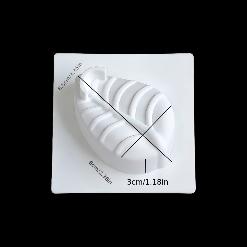 TEMU Leaf-shaped Candle & Soap Mold - Silicone Suitable For Wax, Resin, Plaster, Soap Making | Easy Demold Leaf Molds For Diy Handmade Crafts,