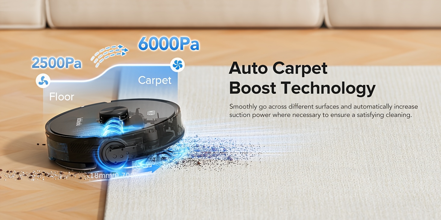 Die Lubluelu L15 MAX Saugroboter und Wischmopp ist eine verbesserte Version der L15 Plus, mit einer 3-in-1-Funktion zum Kehren, Saugen und Wischen. Sie wird mit einer selbstentleernden Station geliefert, die bis zu 3 Liter Fassungsvermögen für 70 Tage hat.