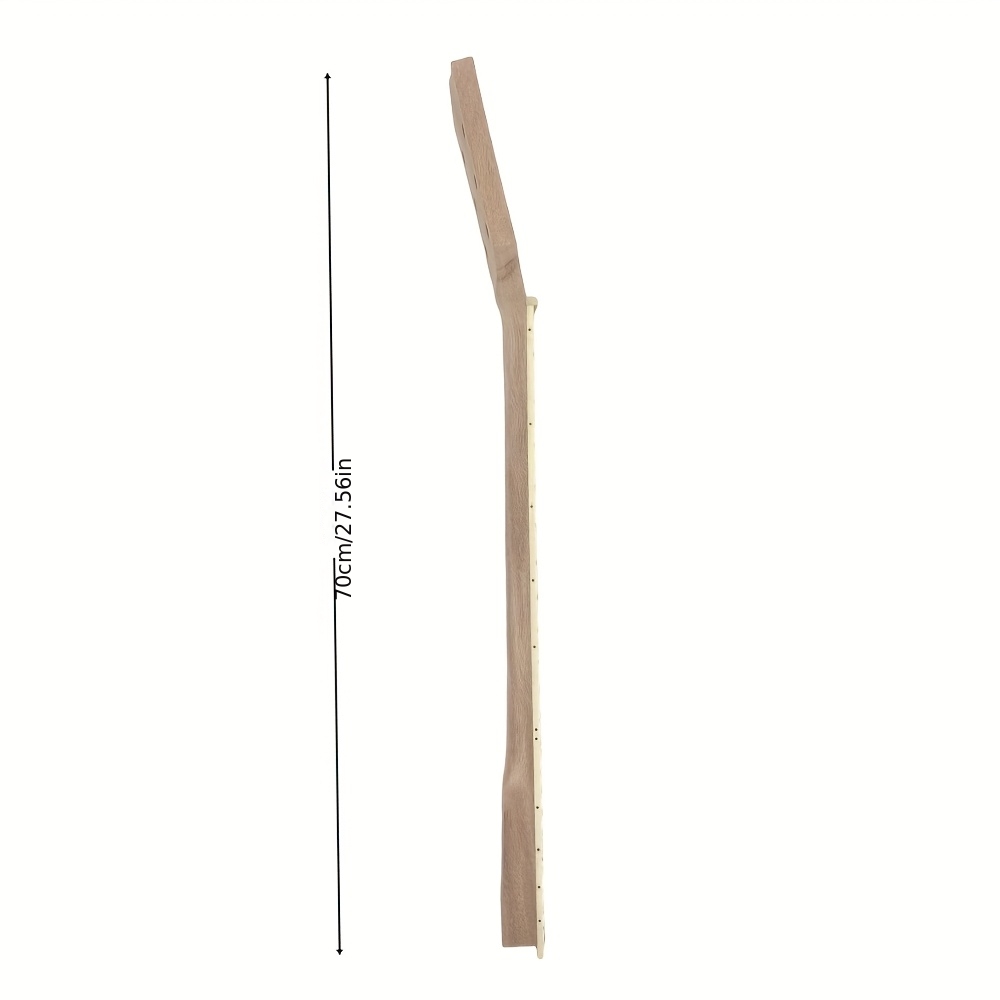 YoungMonic Unfinished 22 Fret 24.75inch Mahogany Electric Guitar Neck Rosewood Fretboard Bolt On Heel Nice Inlay, Instrument Repair Part, Diy Guitar Build, Vintage Guitar Look, Classic Guitar Design, Handcrafted Guitar Part, Highquality Wood, Fretboard Extension, Extended Guitar Neck, Guitar Technicians, Diy Guitar Builders