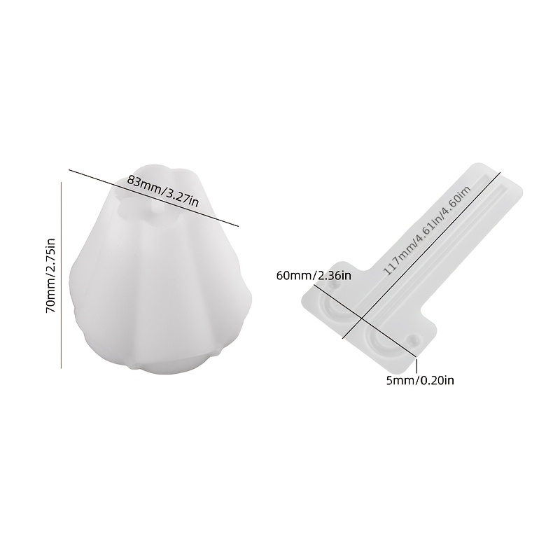 E-shop Harz-Silikonform, Regenschirm-Blumenkorb-Kerzenschale, Gips-Form für den Außenbereich, Dekoration für Zuhause, Garten, Tischatmosphäre,