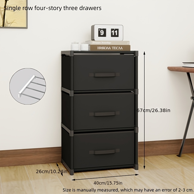 изображение предмета шкафы для хранения с 2/3/4 ящиками | ультралегкие ящики и многоярусная конструкция для экономии места | двойного назначения для дома и офиса, подходят для спален/кухонь/гардеробных | современное металлическое решение для хранения одежды, канцелярских товаров и кухонной утвари