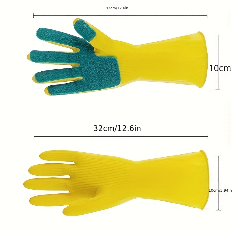 cleaning gloves dishwashing cloths kitchen sponges scrubbing pads and household gloves Product details 2